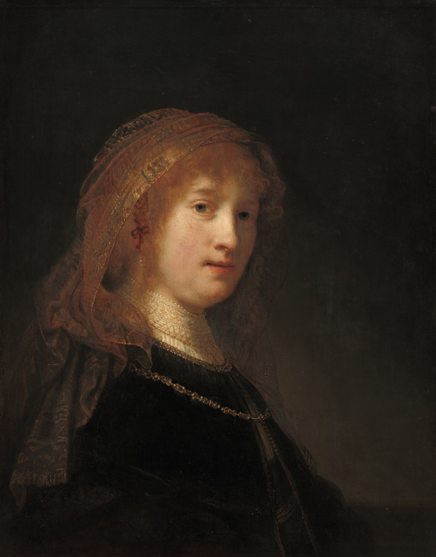 Portrait of Saskia van Uylenburgh from Rembrandt van Rijn