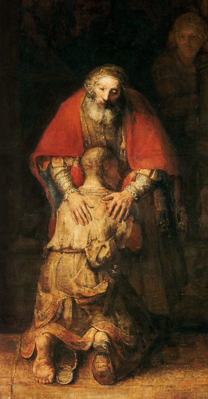 Rückkehr des verlorenen Sohnes (Ausschnitt) from Rembrandt van Rijn