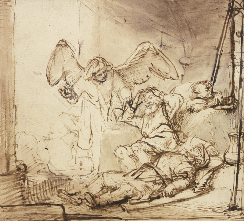 Die Befreiung Petri from Rembrandt van Rijn
