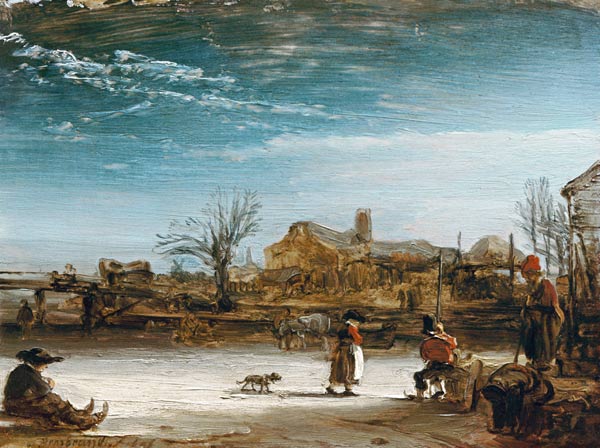Winterlandschaft from Rembrandt van Rijn