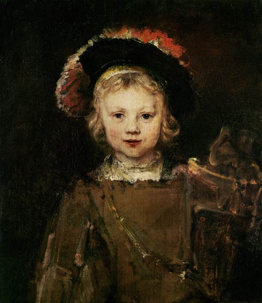 Young Boy in Fancy Dress from Rembrandt van Rijn