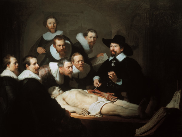Anatomie des Dr. Tulp from Rembrandt van Rijn