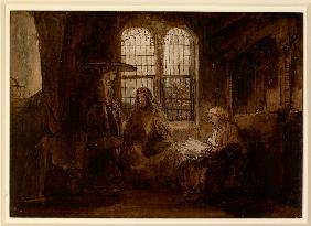 Christ Conversing with Martha and Mary