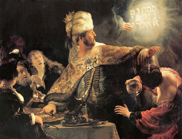 Das Fest des Belsazar from Rembrandt van Rijn