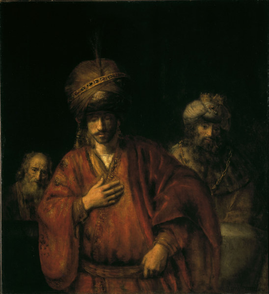 Haman in Disgrace/ Rembrandt/ c.1667/68 from Rembrandt van Rijn