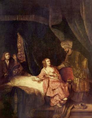 Josef und Potiphar from Rembrandt van Rijn