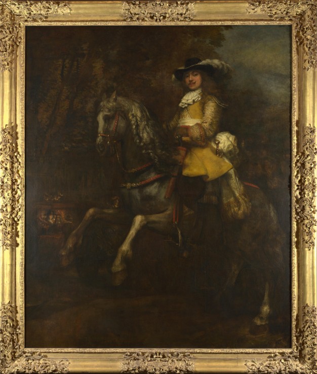 Portrait of Frederick Rihel on Horseback from Rembrandt van Rijn