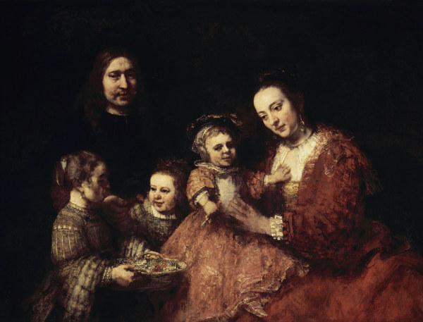 Rembrandt/ Family portrait/ 1668 from Rembrandt van Rijn