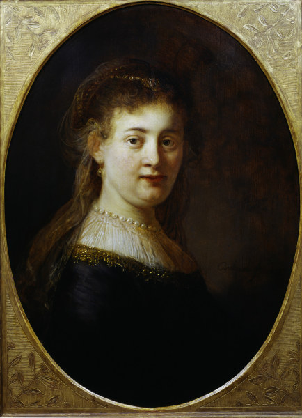 Rembrandt, Saskia mit Schleier from Rembrandt van Rijn