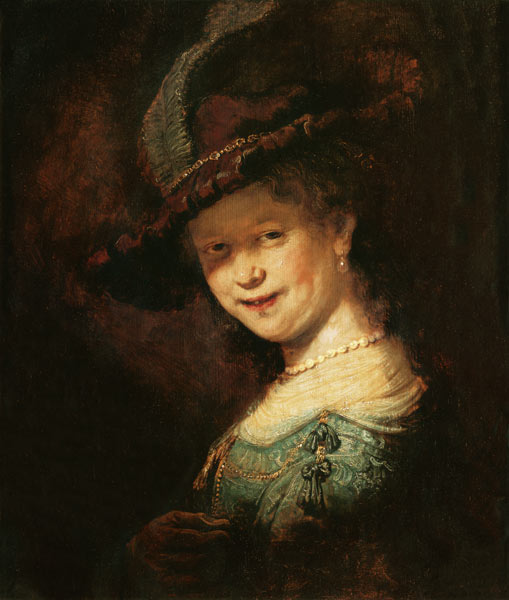 Saskia van Uijlenburgh als junges Mädchen from Rembrandt van Rijn