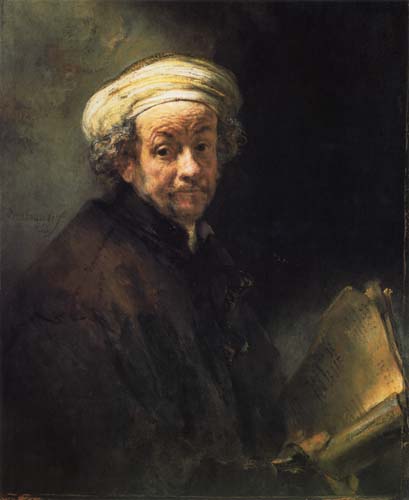 Selbstbildnis als Paulus from Rembrandt van Rijn