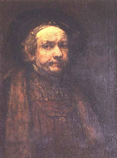 Self Portrait as an Old Man from Rembrandt van Rijn