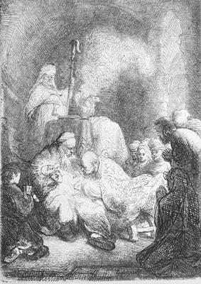 The Circumcision (pen & ink on paper) from Rembrandt van Rijn