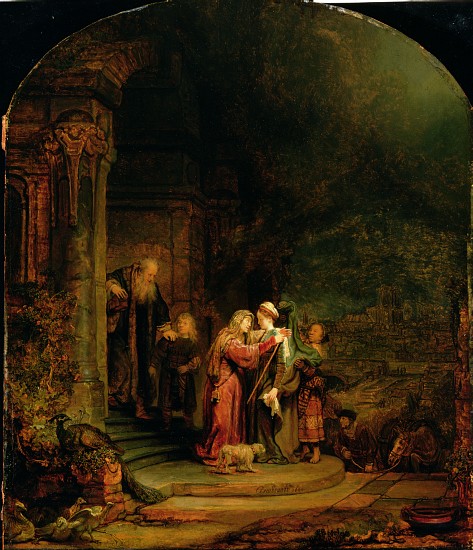 The Visitation from Rembrandt van Rijn