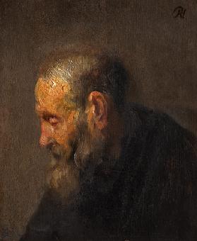 Study of an Old Man in Profile