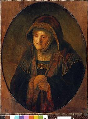 Die Mutter des Künstlers als Prophetin Hannah.