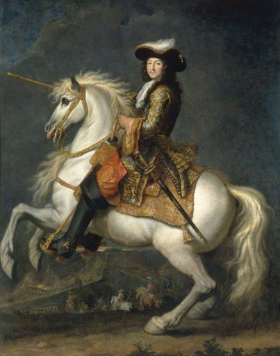 Ludwig XIV. Reiterbildnis von Houasse from Rene Antoine Houasse