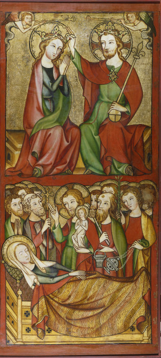 Marienkrönung und Marientod from Rheinischer Meister um 1330