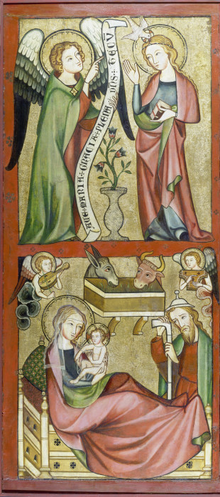 Verkündigung und Geburt Christi from Rheinischer Meister um 1330