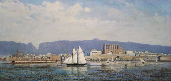 View of the Harbour, Palma from Ricardo Ankermann y Riera