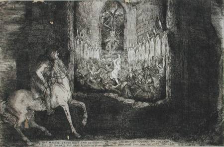 Scene from Tam O'Shanter by Robert Burns (1759-96) from Richard Cockle Lucas