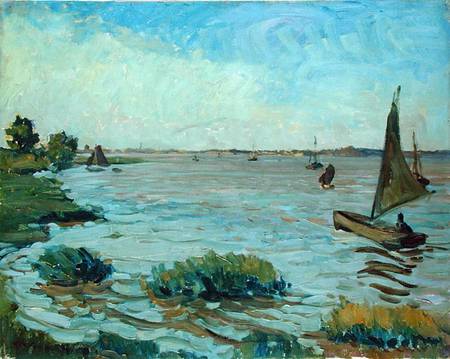 Windy Day on the Elbe from Richard Dreher