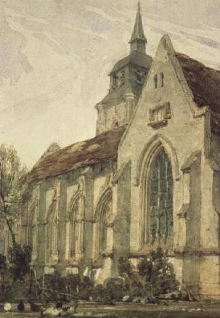 The Church of S. Gilles, Abbeville from Richard Parkes Bonington