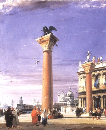 Die St.-Markussäule in Venedig from Richard Parkes Bonington