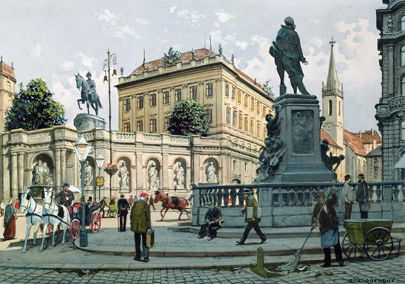 The Albertina, Vienna  on from Richard Pokorny