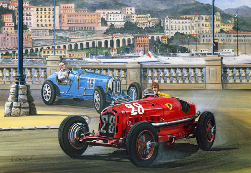 Duel on the Harbour Front, Monaco Grand Prix in 1933 from Richard  Wheatland