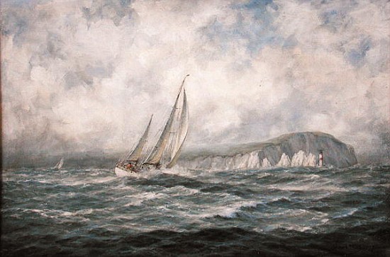 Off the Needles, Isle of Wight, 1997 (oil on canvas)  from Richard  Willis