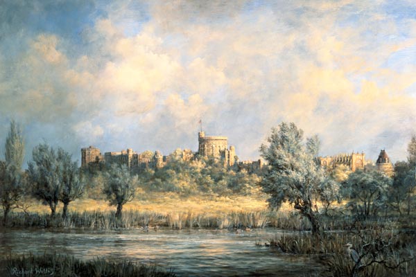 Windsor Castle: from the River Thames  from Richard  Willis