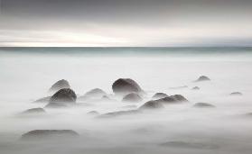 Rocks at Uttakleiv beach