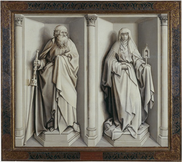 The Marriage of Mary and Joseph. (Reverse) from Robert Campin
