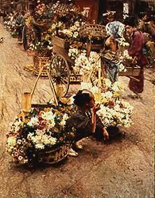 Auf dem Blumenmarkt in Tokyo. from Robert Frederick Blum