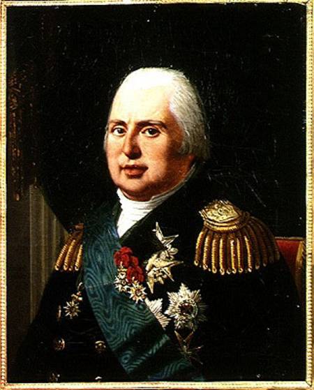 Louis XVIII (1755-1824) from Robert Lefevre