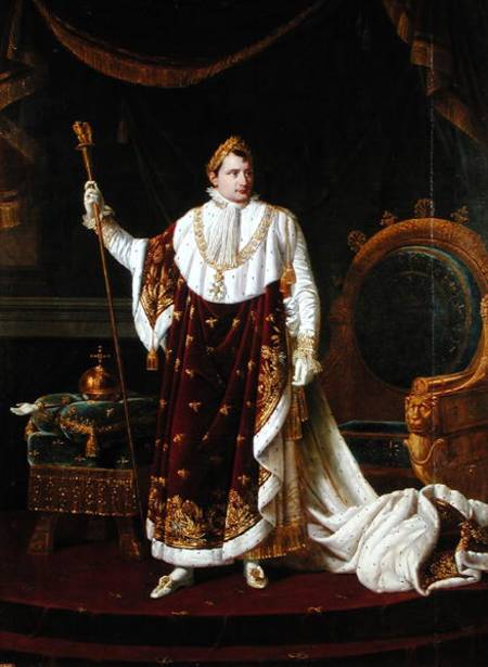 Portrait of Napoleon (1769-1821) in his Coronation Robes from Robert Lefevre