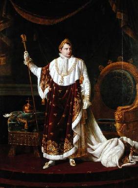 Portrait of Napoleon (1769-1821) in his Coronation Robes