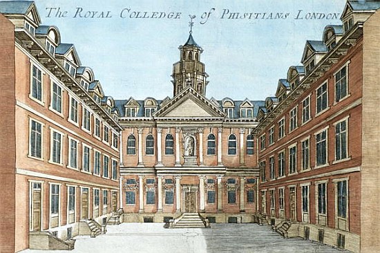 The Royal College of Physicians, from ''A Book of the Prospects of the Remarkable Places in and Abou from Robert Morden