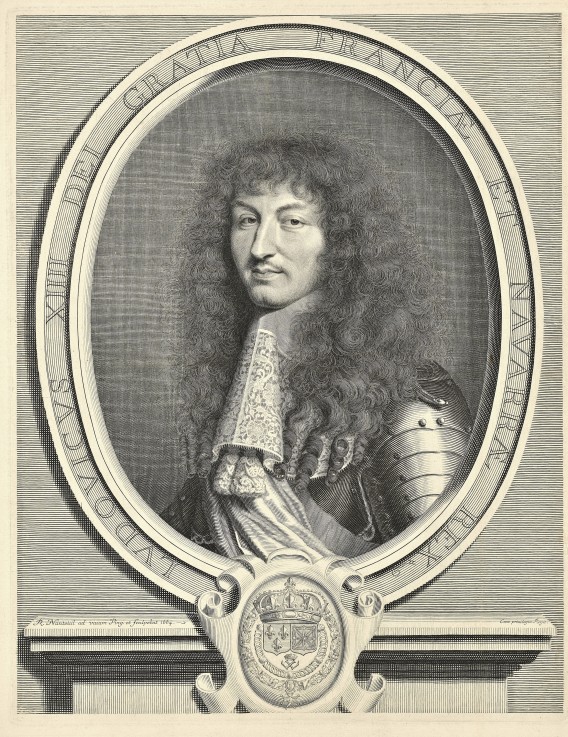 Louis XIV, King of France (1638-1715) from Robert Nanteuil
