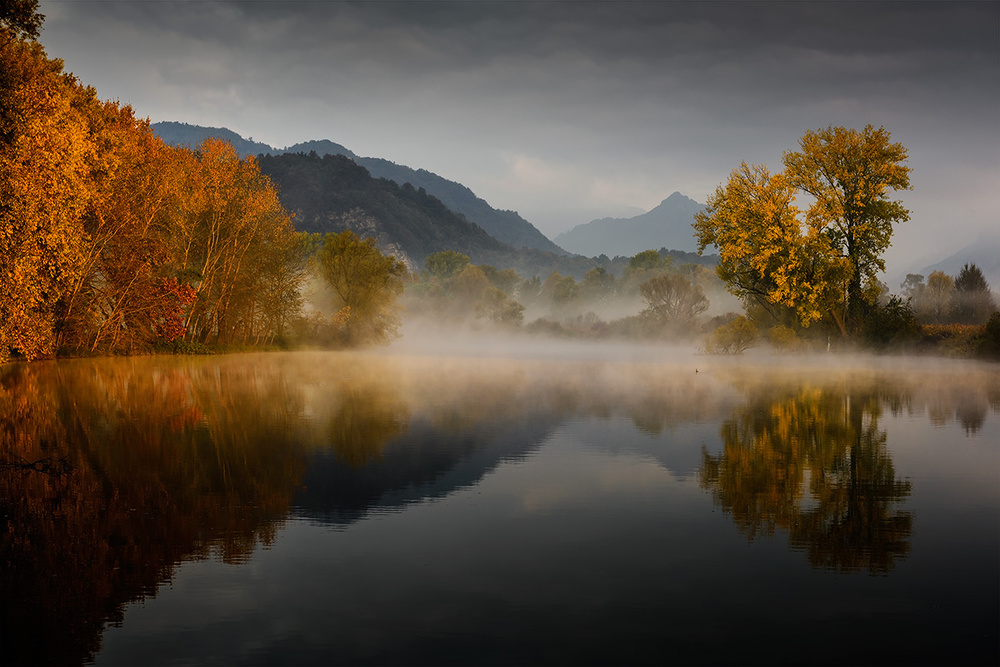 Herbst am Fluss Adda from Roberto Marini