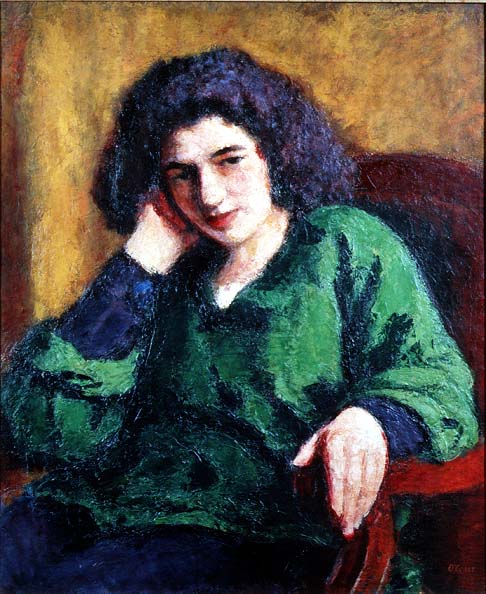 Portrait of Renee Honta, c.1920  from Roderic O'Conor