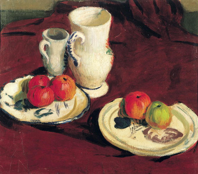 Still Life with Apples (oil on canvas)  from Roderic O'Conor