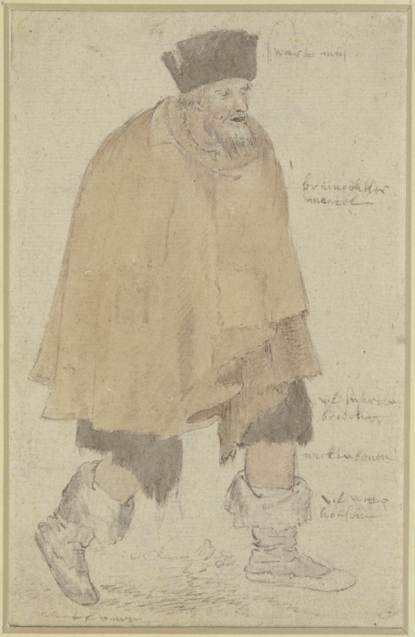 Ein Bettler in braunem Mantel from Roelant Savery