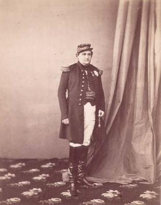 Napoleon-Joseph-Charles-Paul (1822-91) Prince Napoleon, 1855 (sepia photo) from Roger Fenton