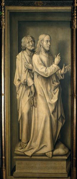 Rogier v.d.Weyden, Christ and Disciples
