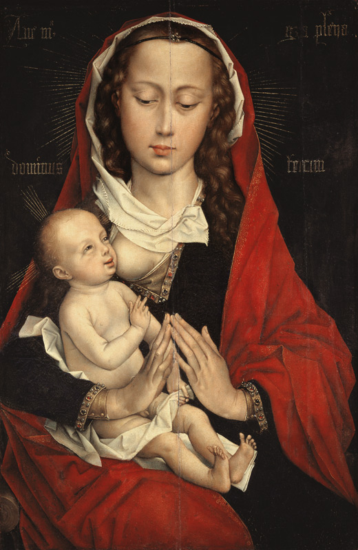 Die Jungfrau mit dem Kind. from Rogier van der Weyden