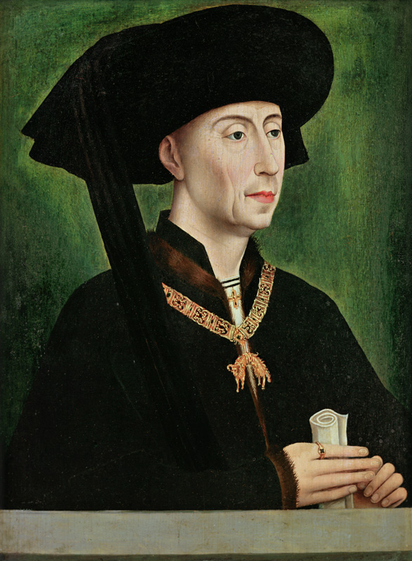 Portrait of Philippe le Bon (1396-1467) Duc de Bourgogne from Rogier van der Weyden