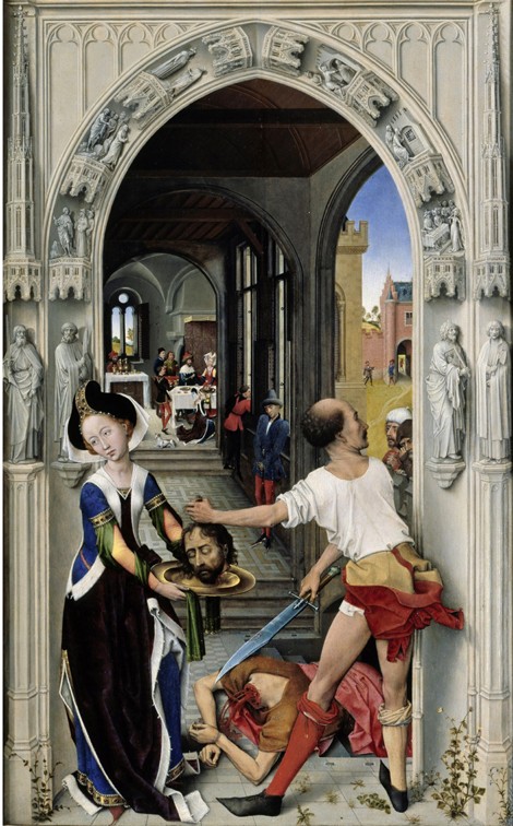 The Beheading of Saint John the Baptist (The Altar of St. John, right panel) from Rogier van der Weyden
