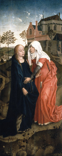 The Visitation from Rogier van der Weyden